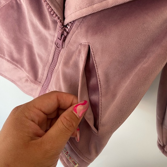 Hudson Toddler Pink Suede Jacket 2T - Picture 4 of 7